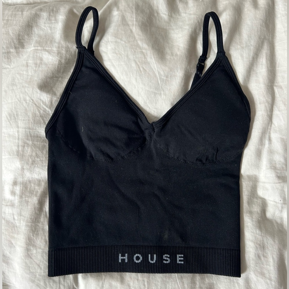 House iD Black Tank Top